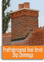 Prefabricated Real Brick Slip Chimneys